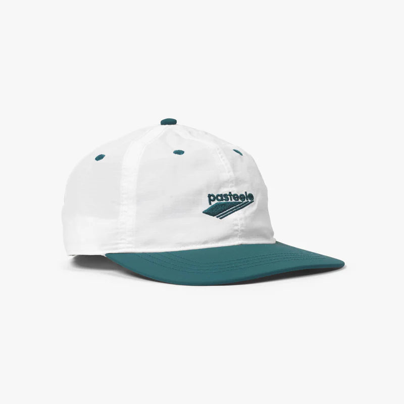 Pasteelo - Contrast Unstructured Cap - White/Dark Teal - Headz Up 