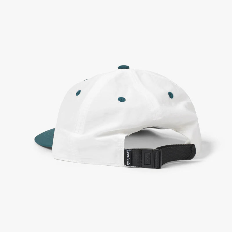 Pasteelo - Contrast Unstructured Cap - White/Dark Teal - Headz Up 