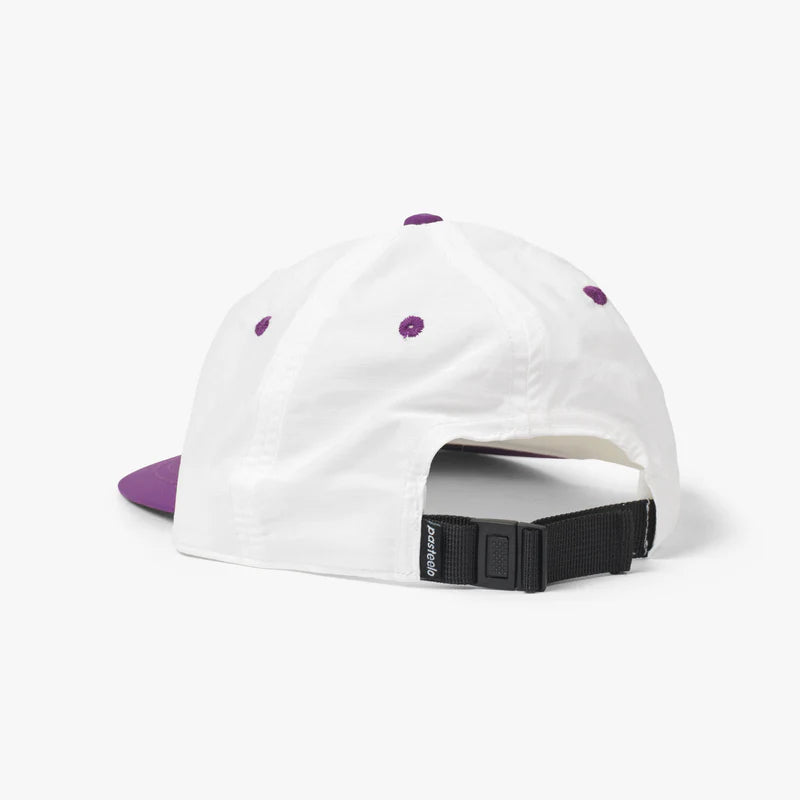Pasteelo - Contrast Unstructured Cap - White/Purple - Headz Up 