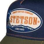 Stetson - COWBOY COFFEE -Trucker Cap - Blue/Olive/Khaki - Headz Up 