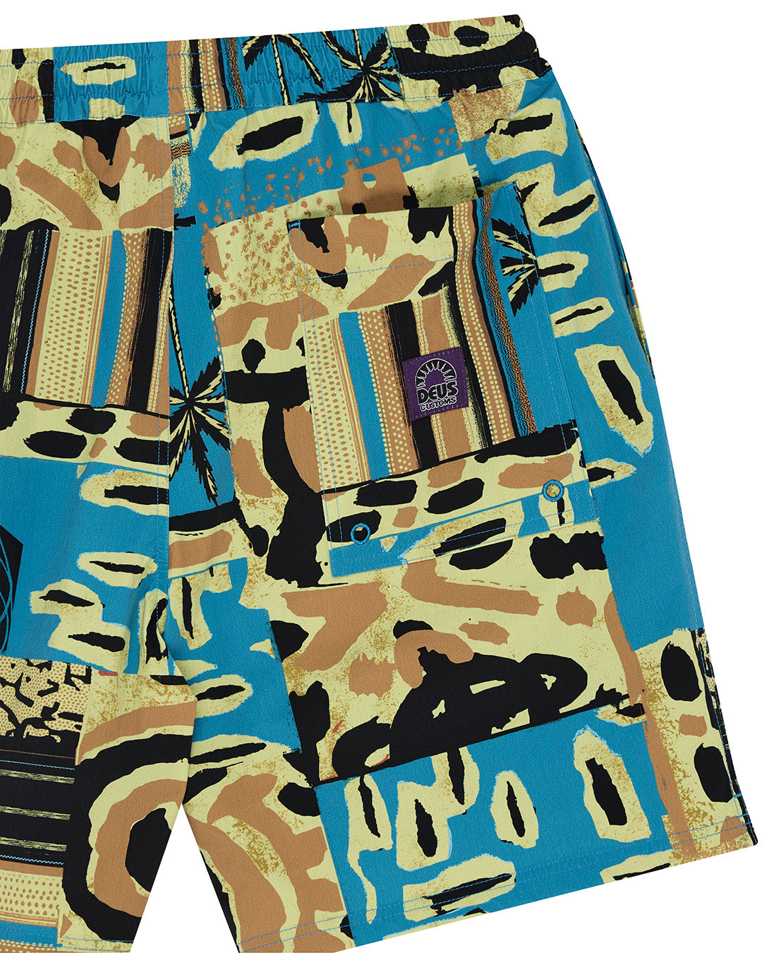 DEUS - Freamon Swim Short -Yellow - Headz Up 