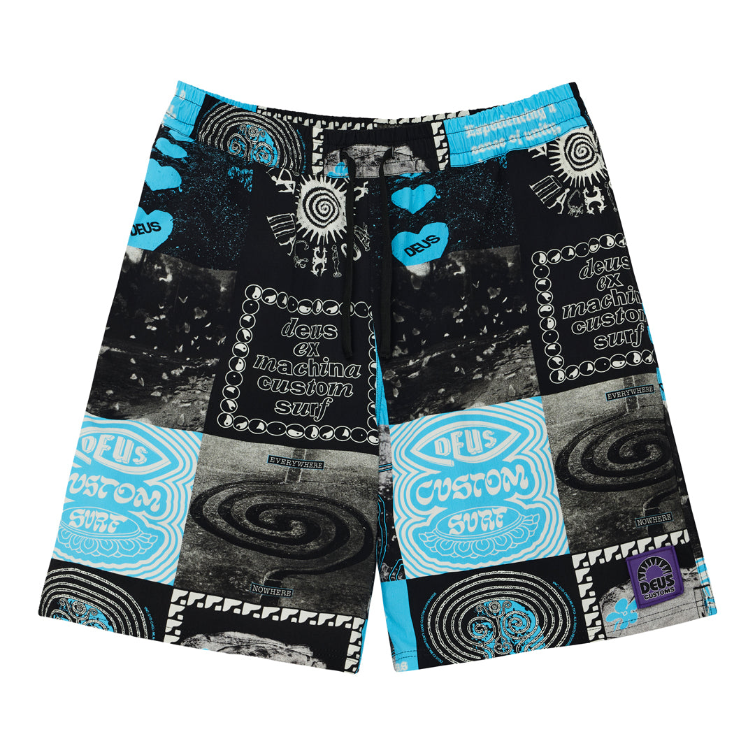 DEUS - Washed Away Swim Short - Caviar - Headz Up 