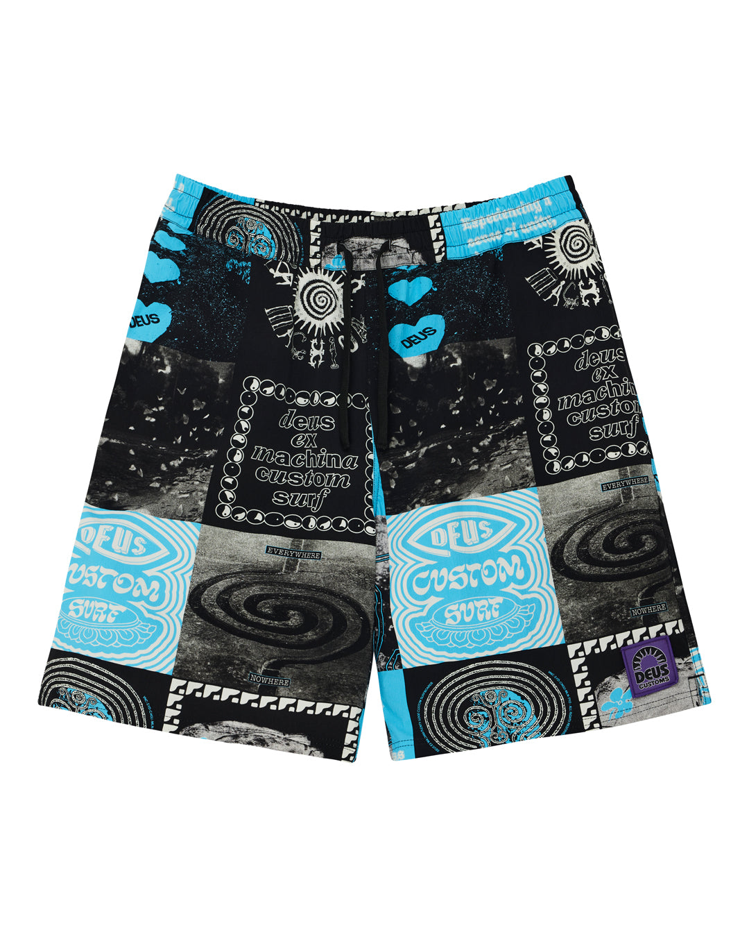 DEUS - Washed Away Swim Short - Caviar - Headz Up 
