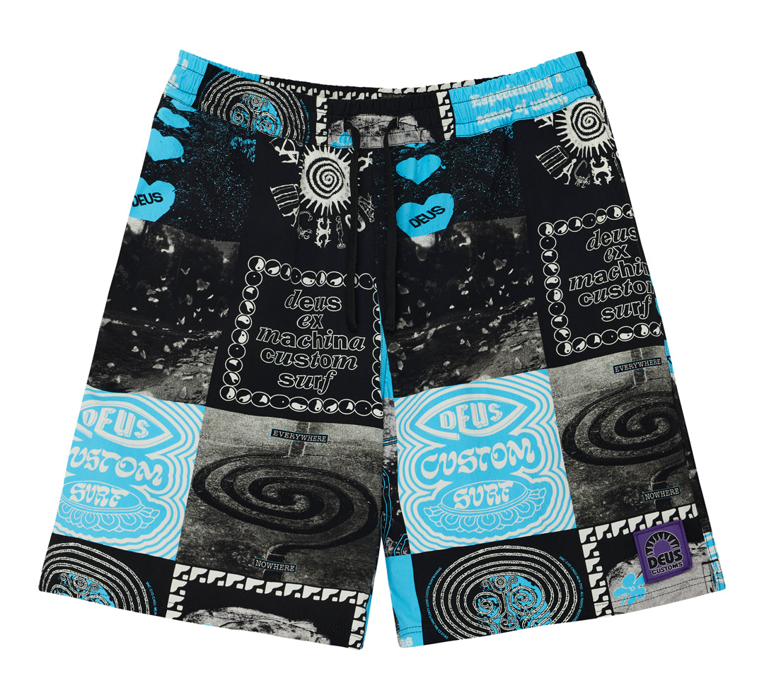 DEUS - Washed Away Swim Short - Caviar - Headz Up 