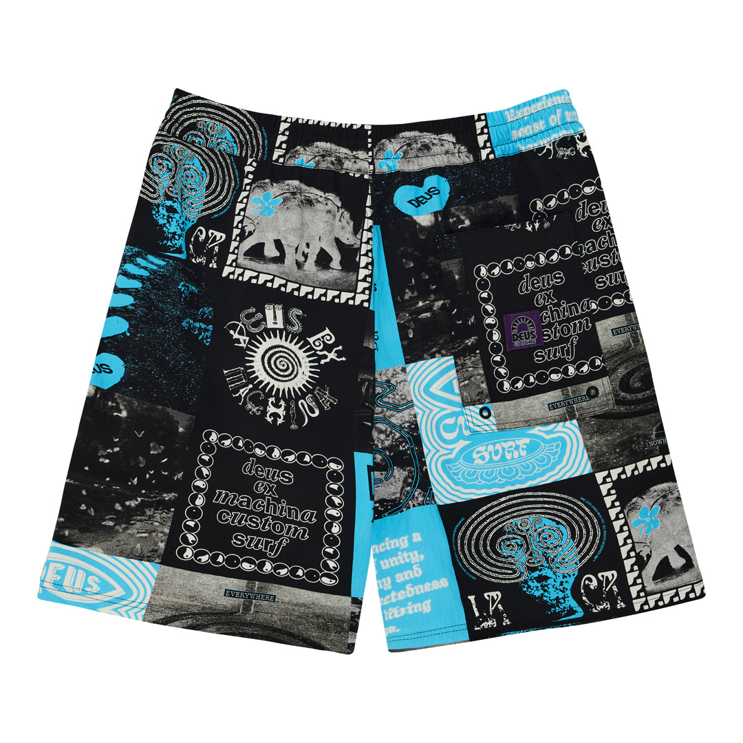 DEUS - Washed Away Swim Short - Caviar - Headz Up 