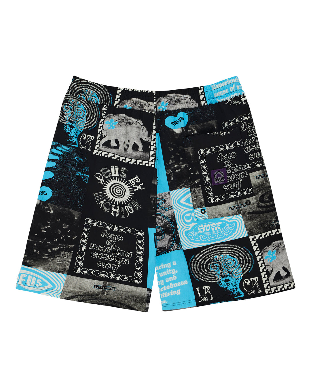 DEUS - Washed Away Swim Short - Caviar - Headz Up 
