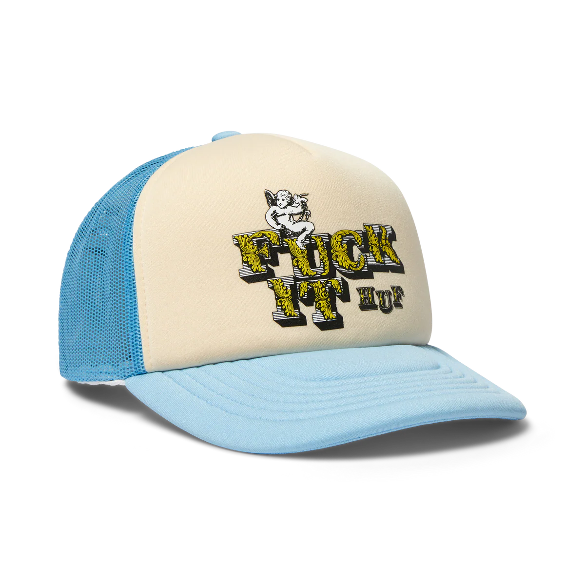 HUF - DIVINE TRUCKER Cap - Light Blue - Headz Up 
