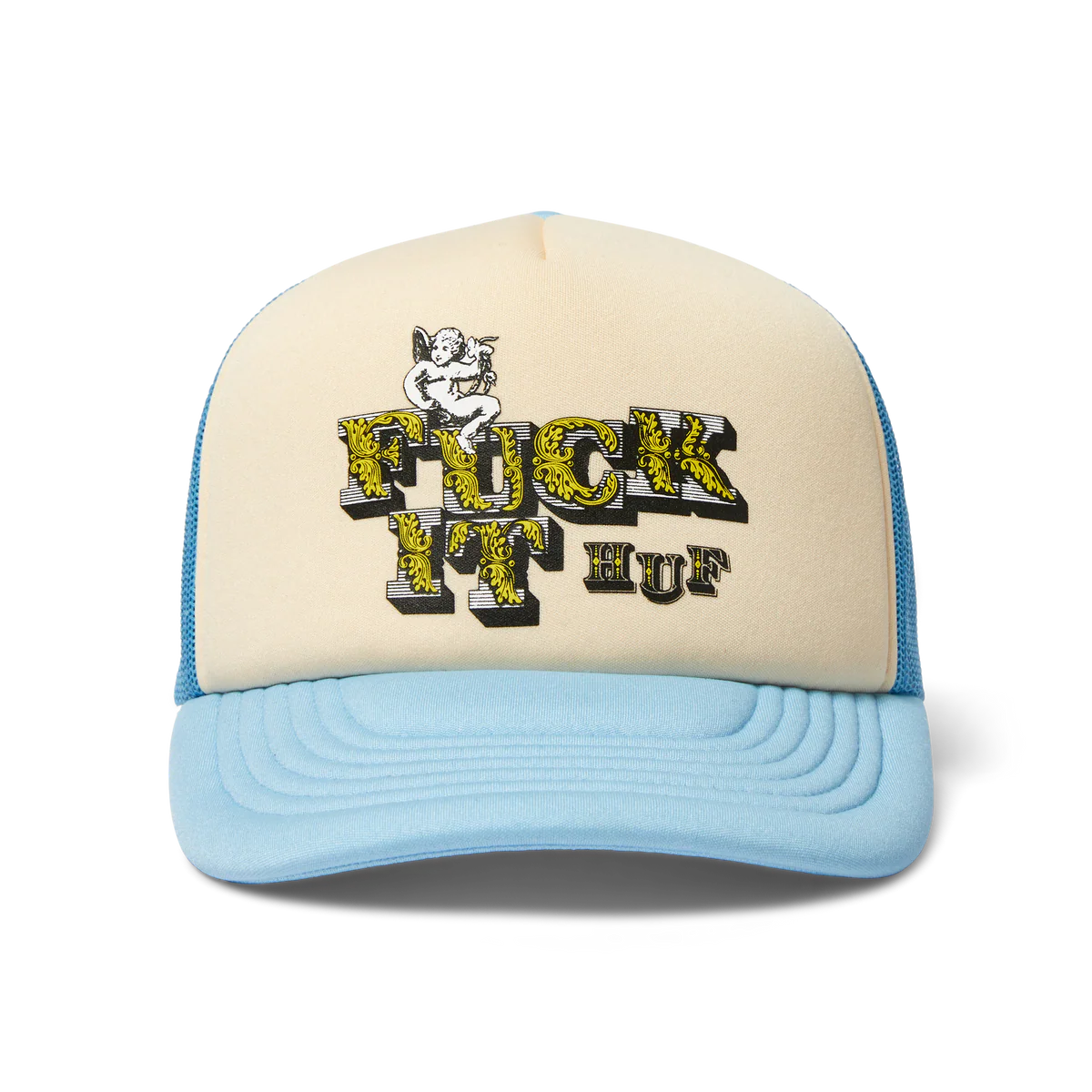 HUF - DIVINE TRUCKER Cap - Light Blue - Headz Up 