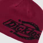 Dickies Summerdale Logo beanie i tibetansk rød med synligt logomærke