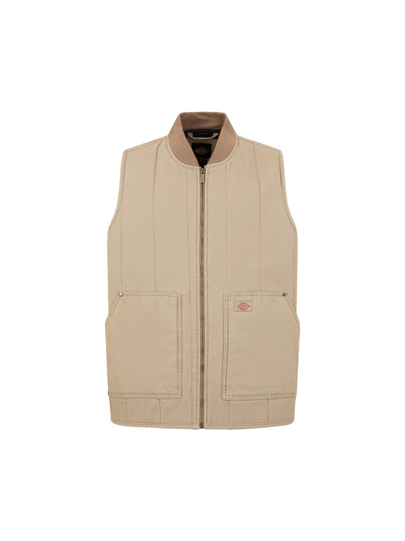 Dickies - Quilted Canvas Vest - Desert Sand - Headz Up 