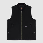 Dickies - Quilted Canvas Vest - Black - Headz Up 