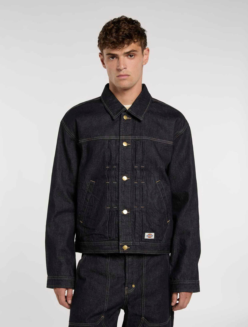Dickies - Selvedge Pleated Demin Jacket - Rinsed - Headz Up 