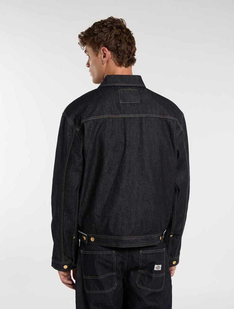 Dickies - Selvedge Pleated Demin Jacket - Rinsed - Headz Up 