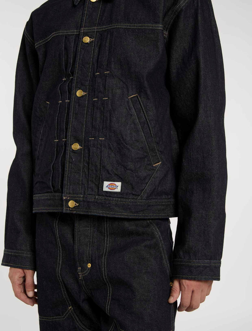 Dickies - Selvedge Pleated Demin Jacket - Rinsed - Headz Up 