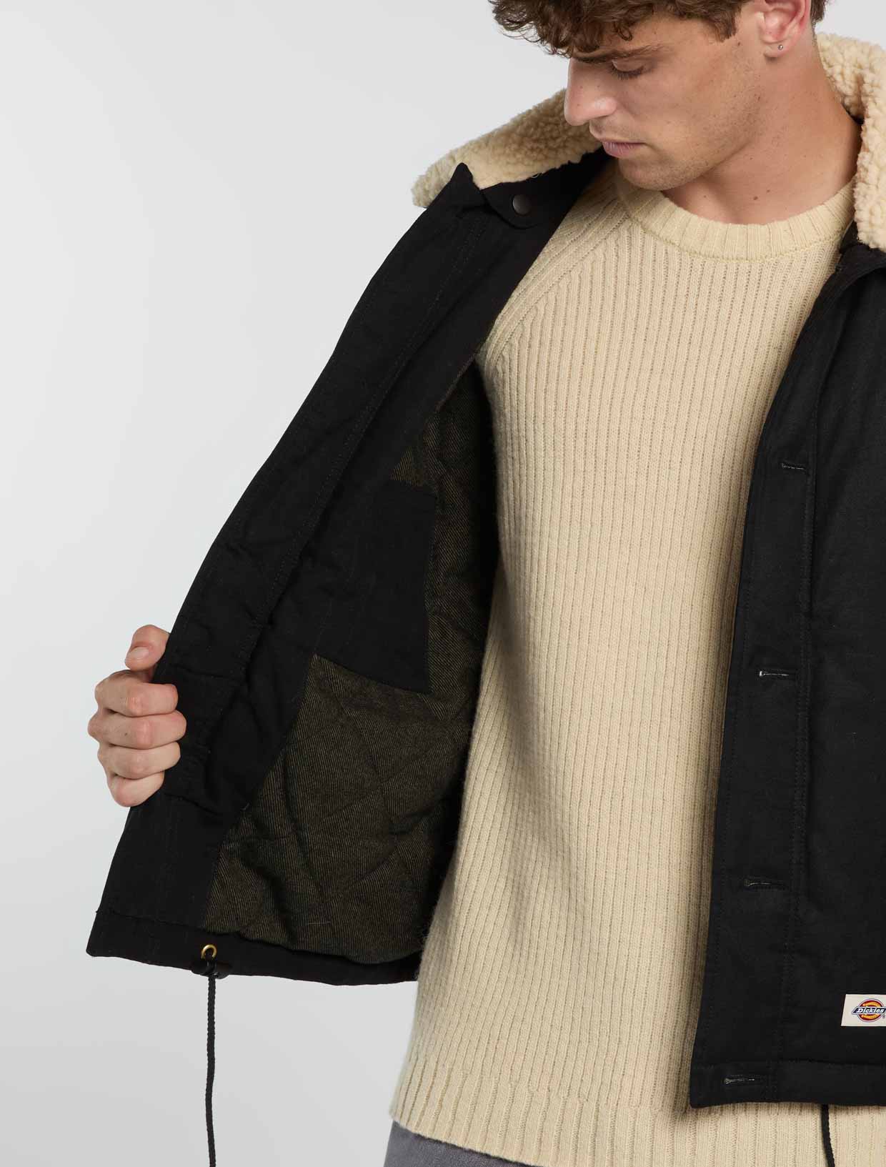 Dickies - Sangrey Waxed Jacket - Black - Headz Up 