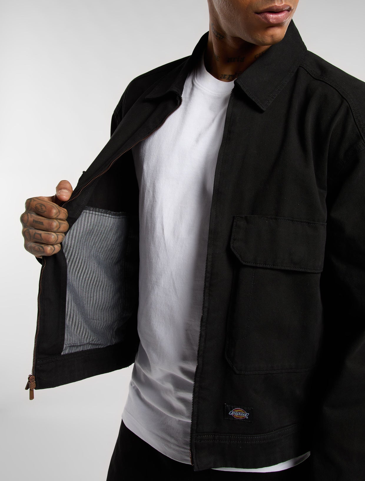 Dickies - Fort Smith Trucker Jacket - Black - Headz Up 
