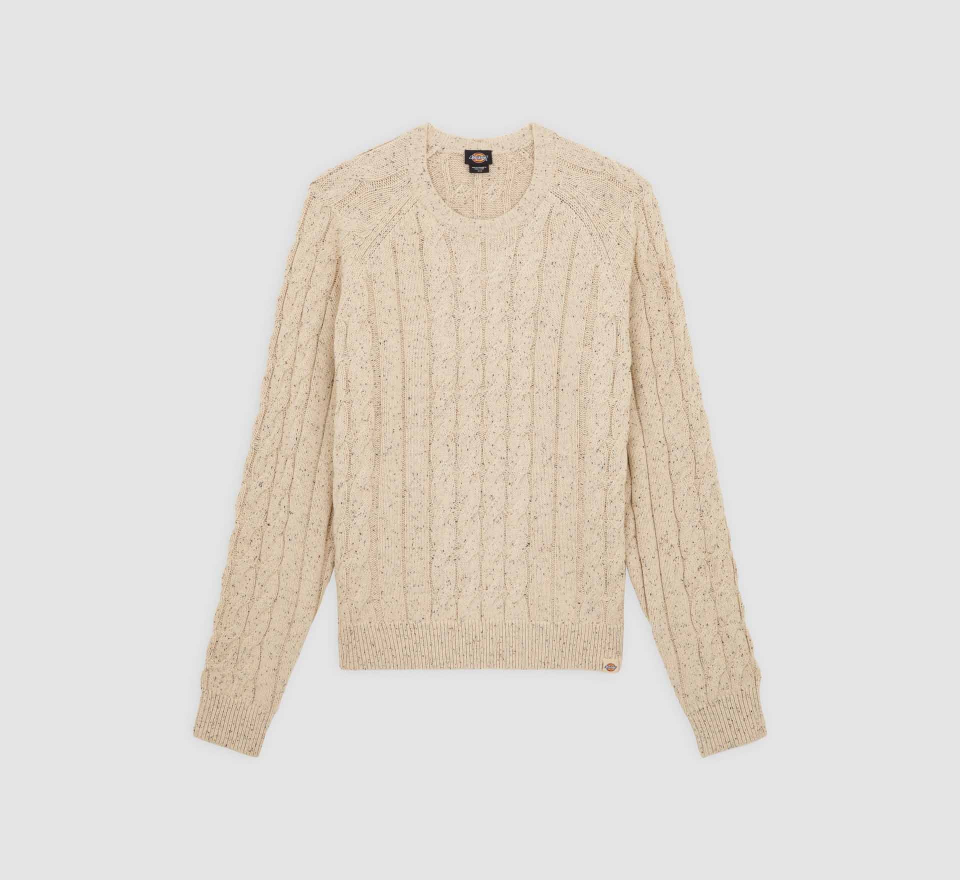 Dickies - Vanleer Cable Sweater - Wood Ash - Headz Up 