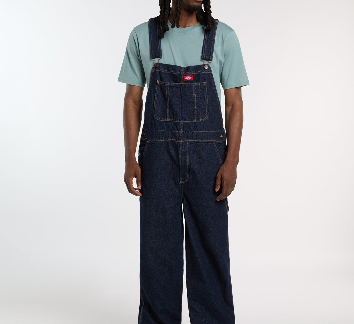 Dickies - Classic Demin Bib Rinsed - Navy - Headz Up 