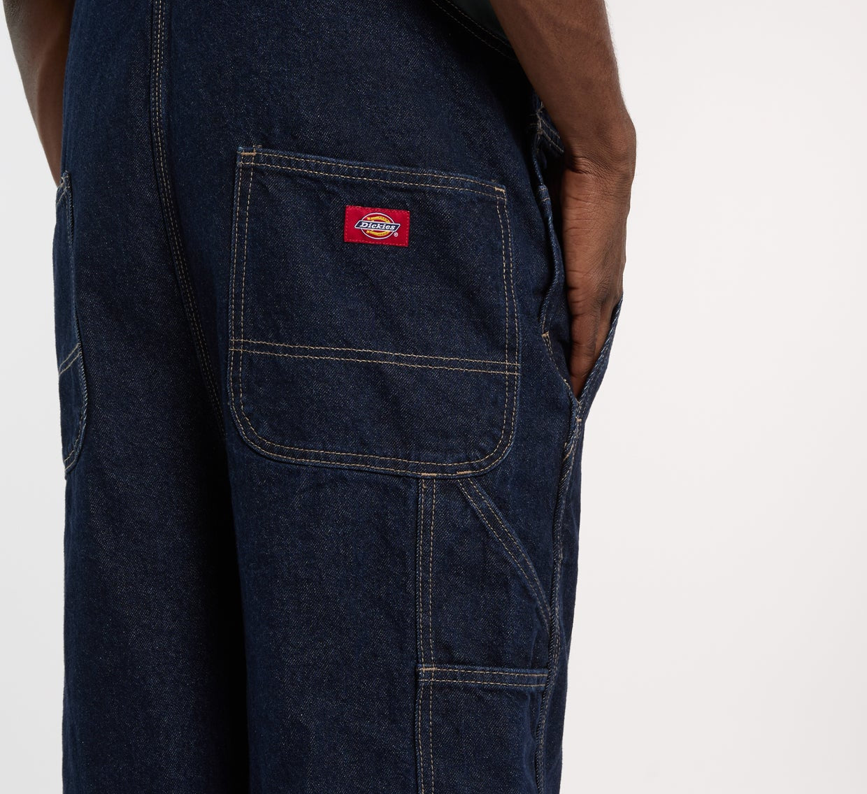 Dickies - Classic Demin Bib Rinsed - Navy - Headz Up 
