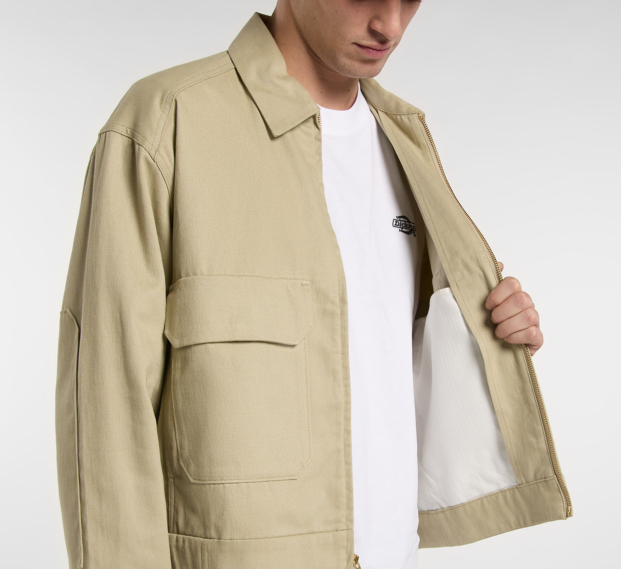 Dickies - Hemp Twill Trucker Jacket - Eucalyptus - Headz Up 
