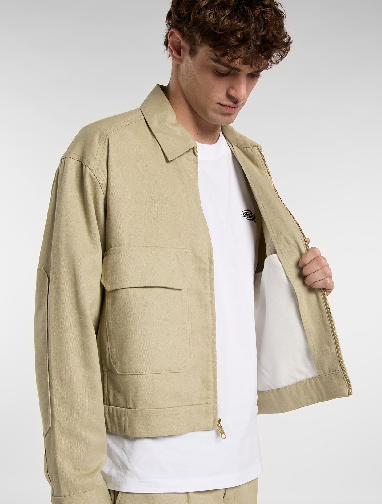 Dickies - Hemp Twill Trucker Jacket - Eucalyptus - Headz Up 