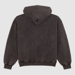 Dickies Baker Zipped Hoodie i sort med hætte og lynlås foran