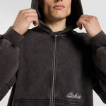 Dickies Baker Zipped Hoodie i sort med lynlås og hætte