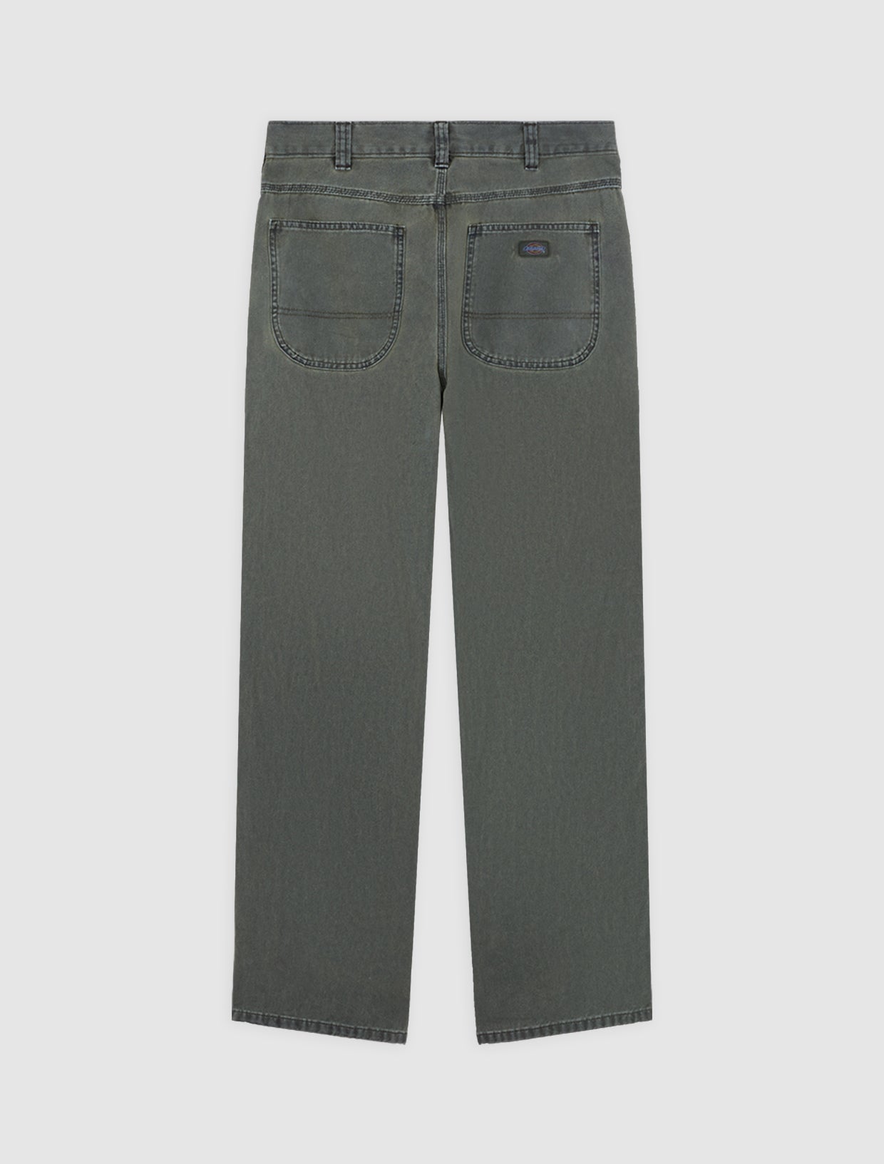 Dickies Houck loose straight canvasbukser i mørkeblå Deep Depths
