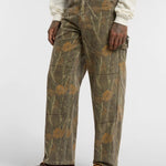 Dickies Houck løse, lige camo-canvasbukser i camouflageprint