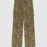 Dickies Houck løse, lige camo canvasbukser i camouflageprint
