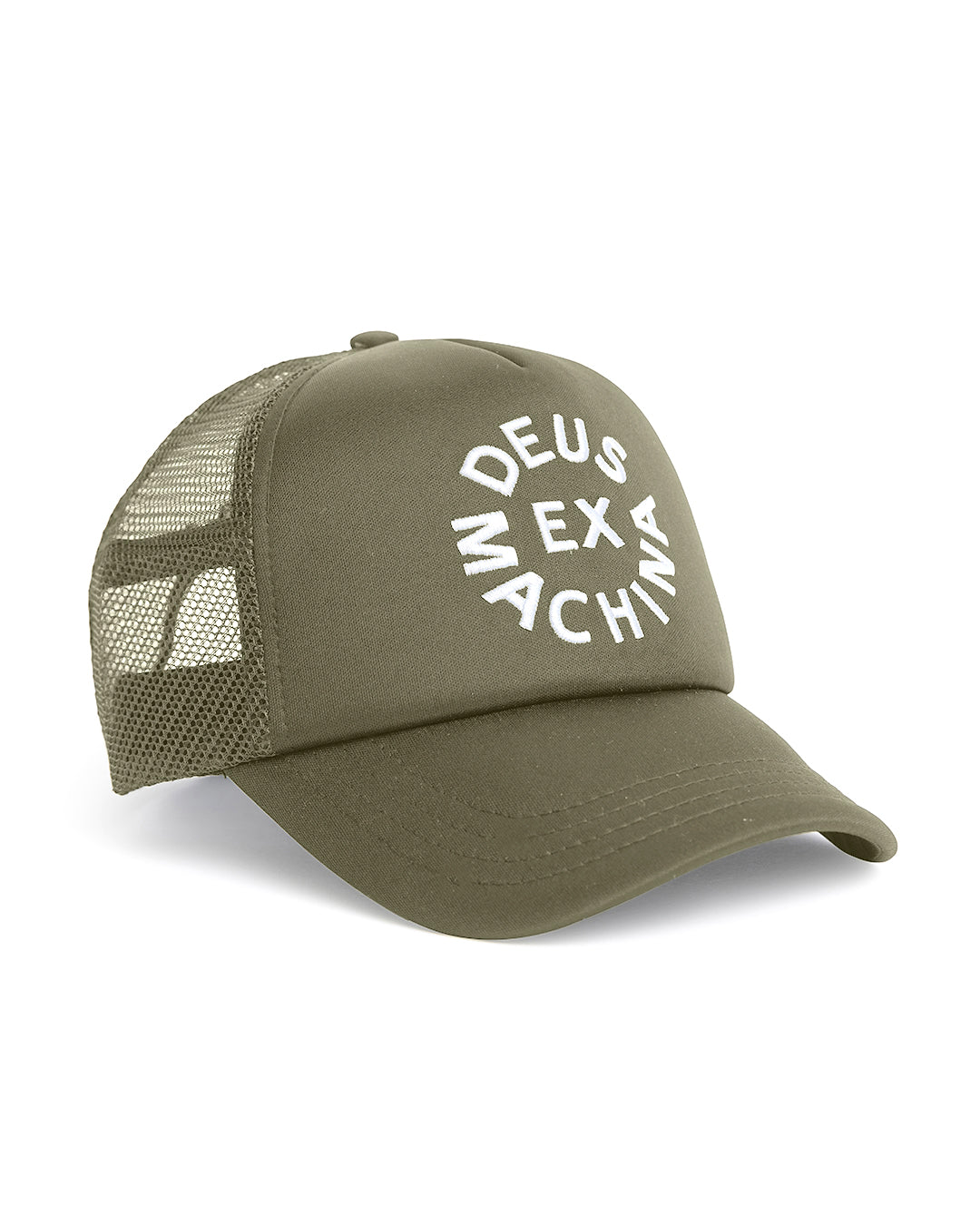 DEUS - Circle Logo Trucker - Forrest Green - Headz Up 
