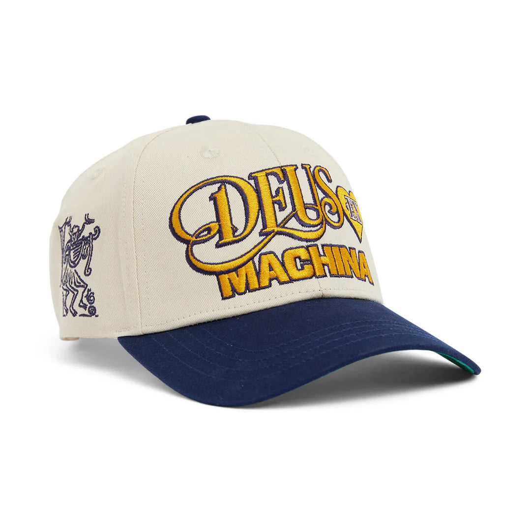 DEUS - NILSSON Baseball Cap - Off White/Navy - Headz Up 