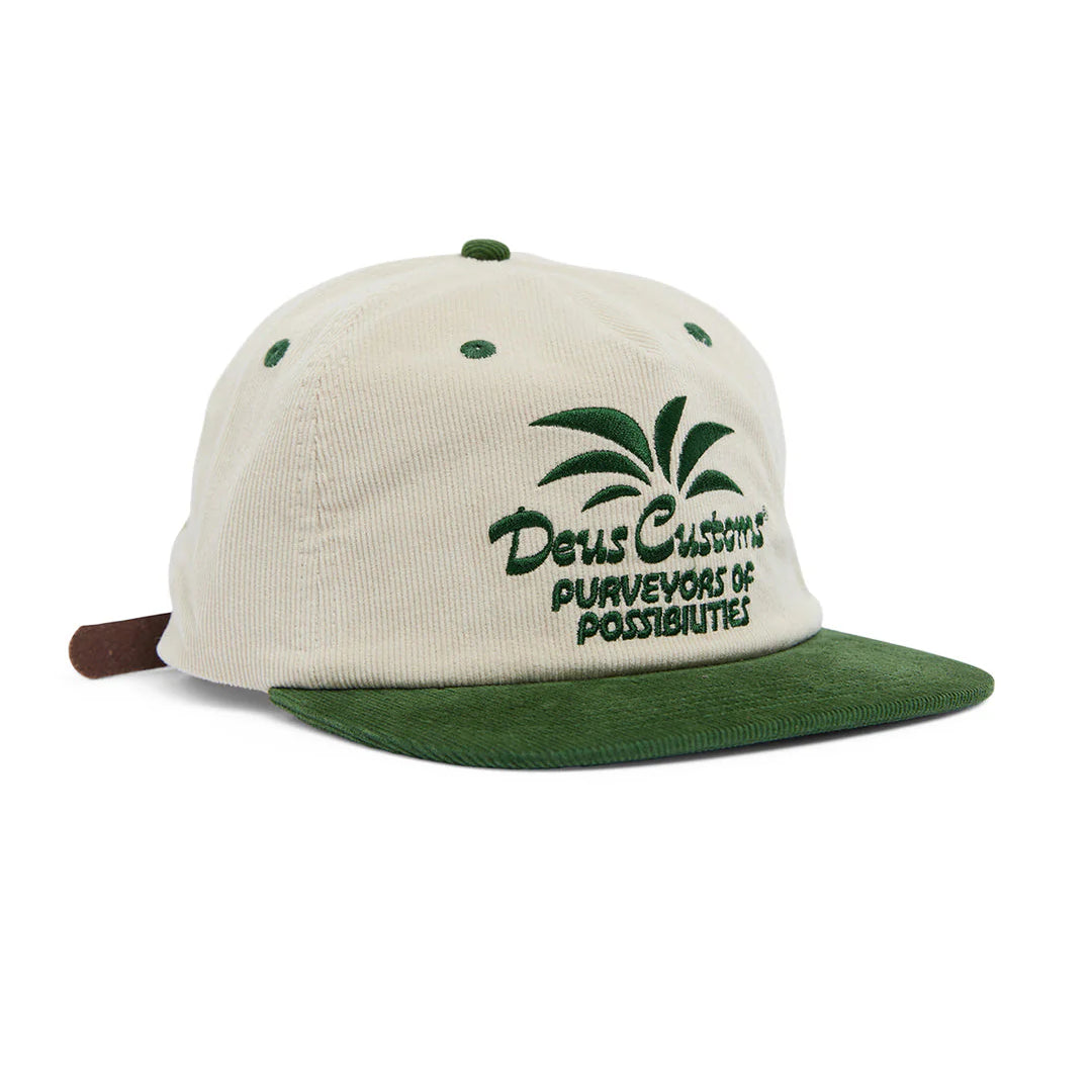 DEUS - LAST RESORT Cord Cap - Stone/Forest - Headz Up 