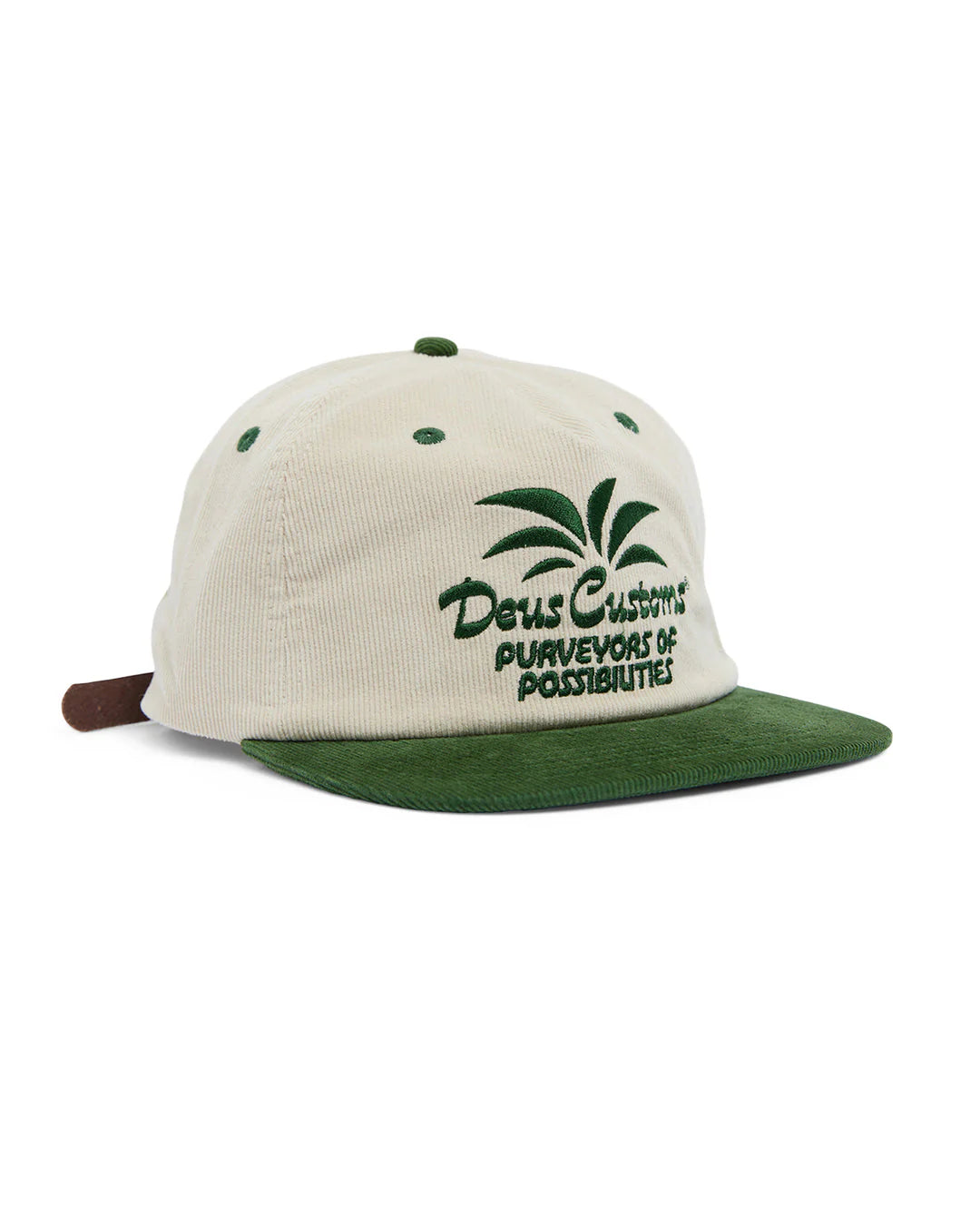 DEUS - LAST RESORT Cord Cap - Stone/Forest - Headz Up 
