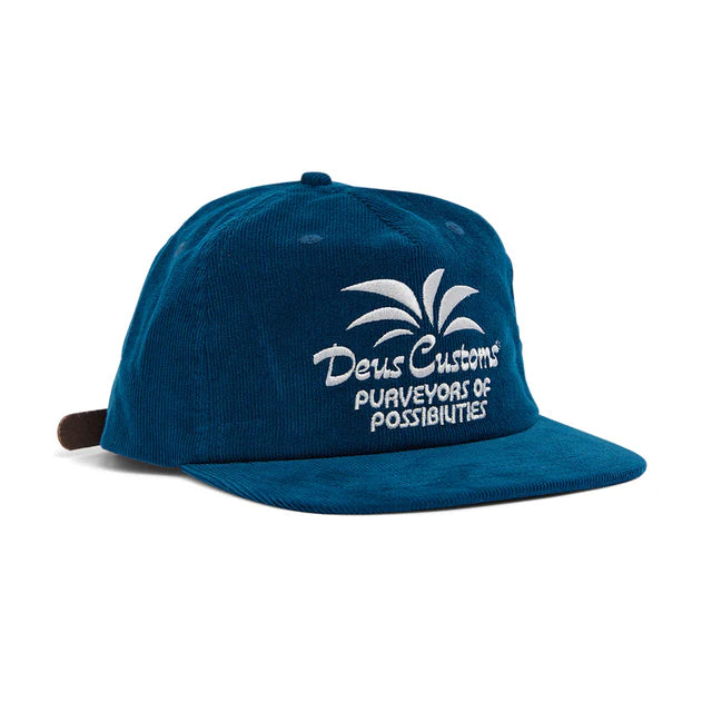DEUS - LAST RESORT Cord Cap - Moroccan Blue - Headz Up 