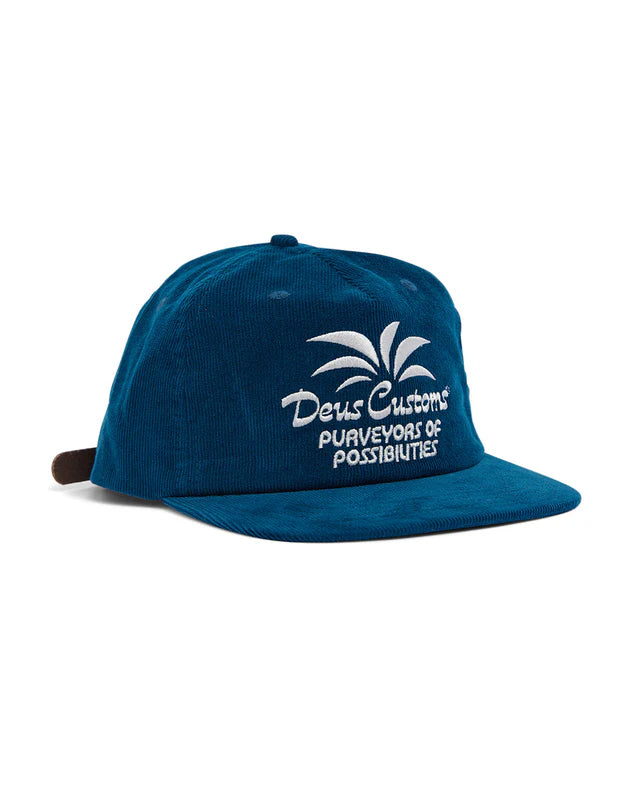 DEUS - LAST RESORT Cord Cap - Moroccan Blue - Headz Up 
