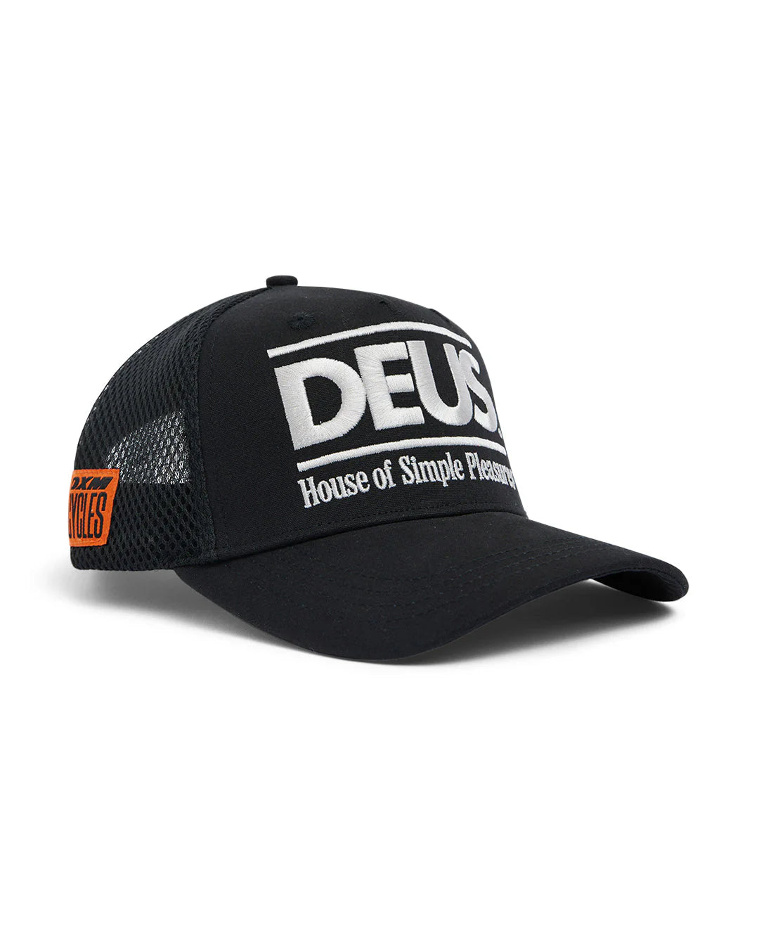 DEUS - PODIUM Trucker Cap - Black - Headz Up 