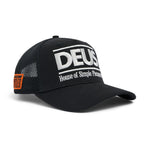 DEUS - PODIUM Trucker Cap - Black - Headz Up 
