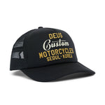 DEUS - KAMLI Trucker Cap - Black - Headz Up 