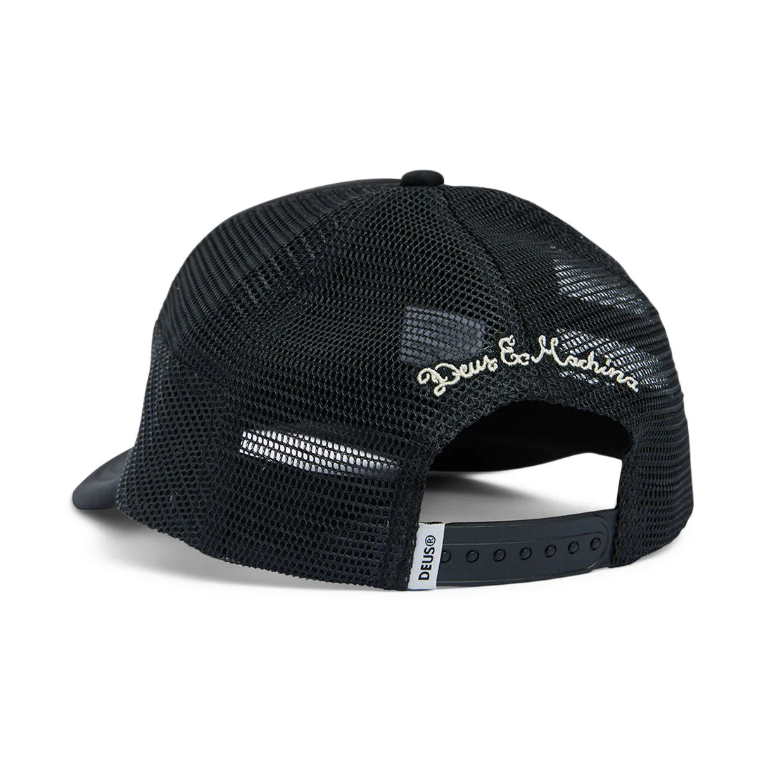 DEUS - KAMLI Trucker Cap - Black - Headz Up 