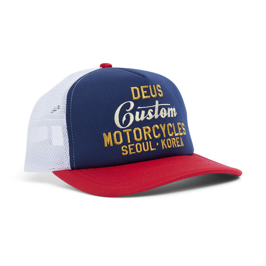 DEUS - KAMLI Trucker Cap - Navy - Headz Up 