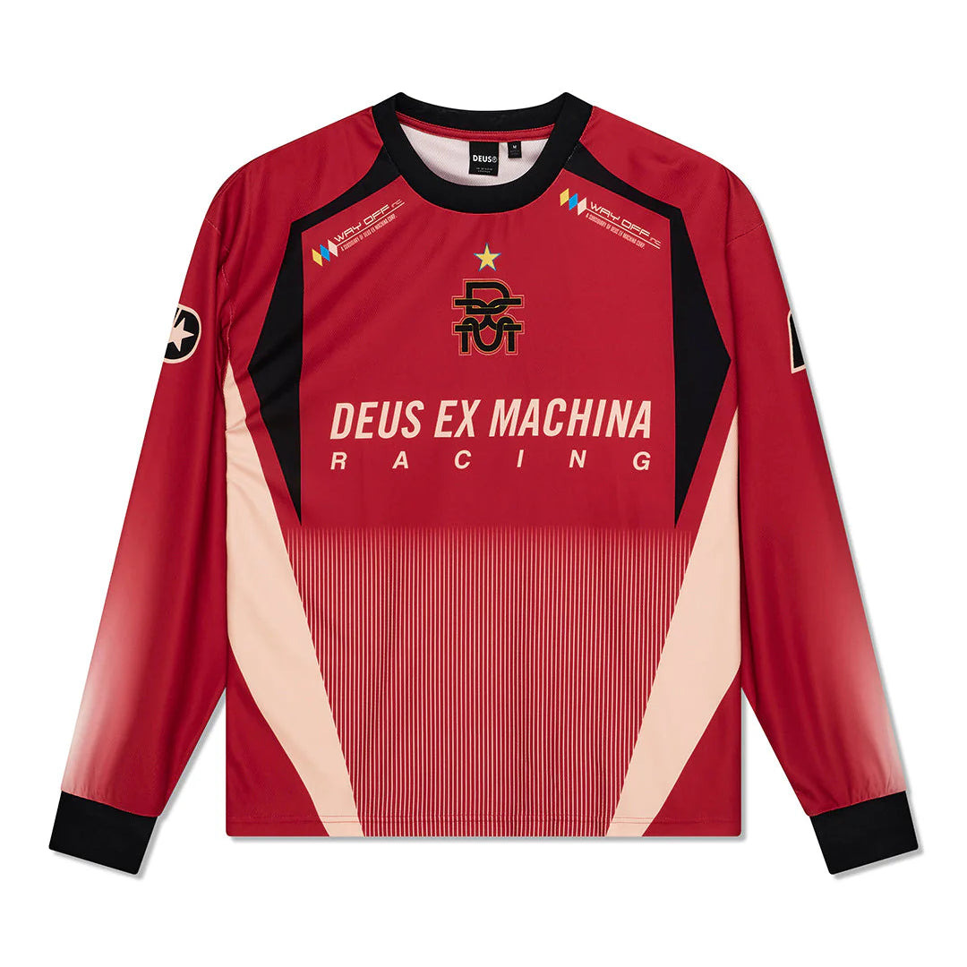 DEUS - Renegade Moto Jersey - Red - Headz Up 