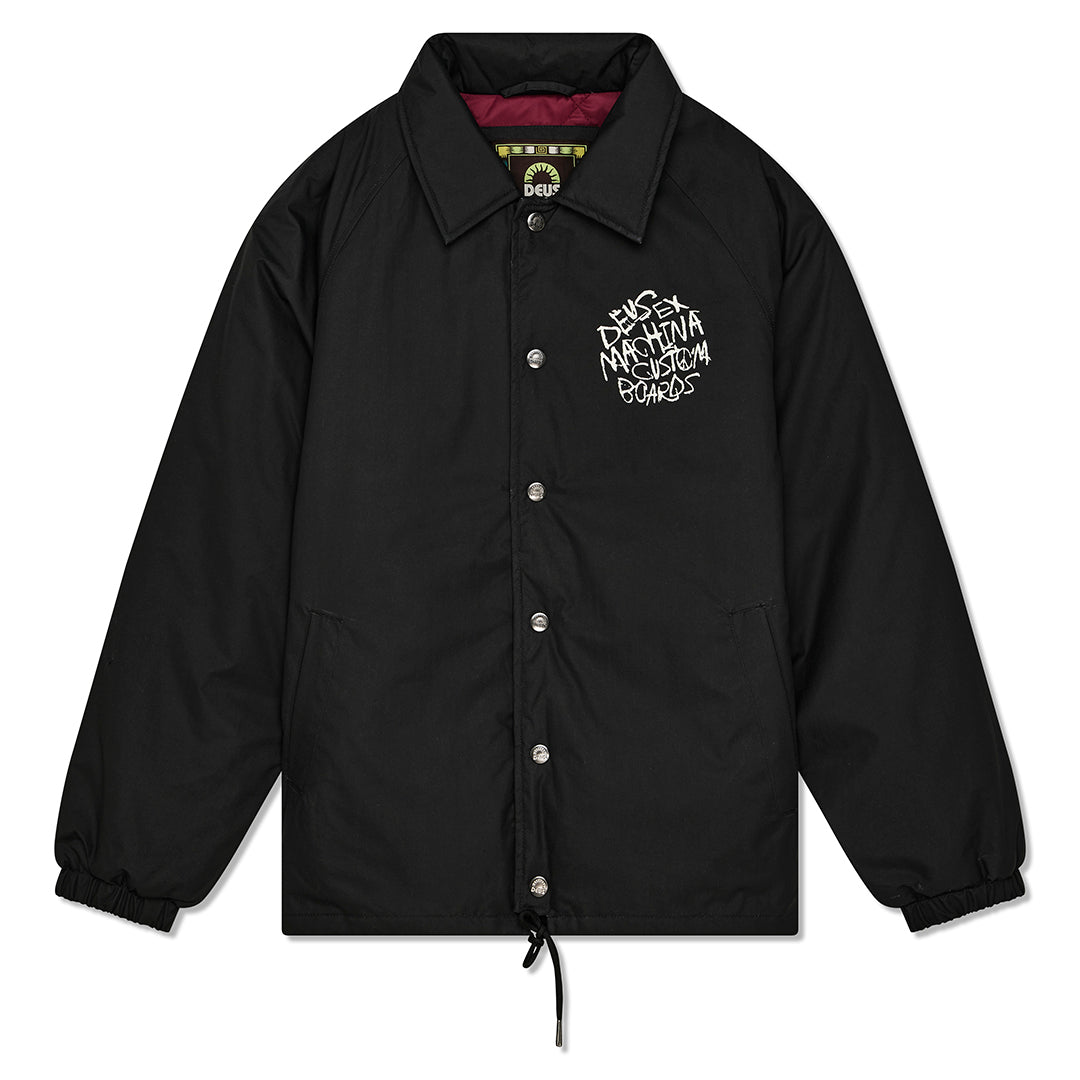 DEUS - Scrawler Coach Jacket - Anthracite - Headz Up 