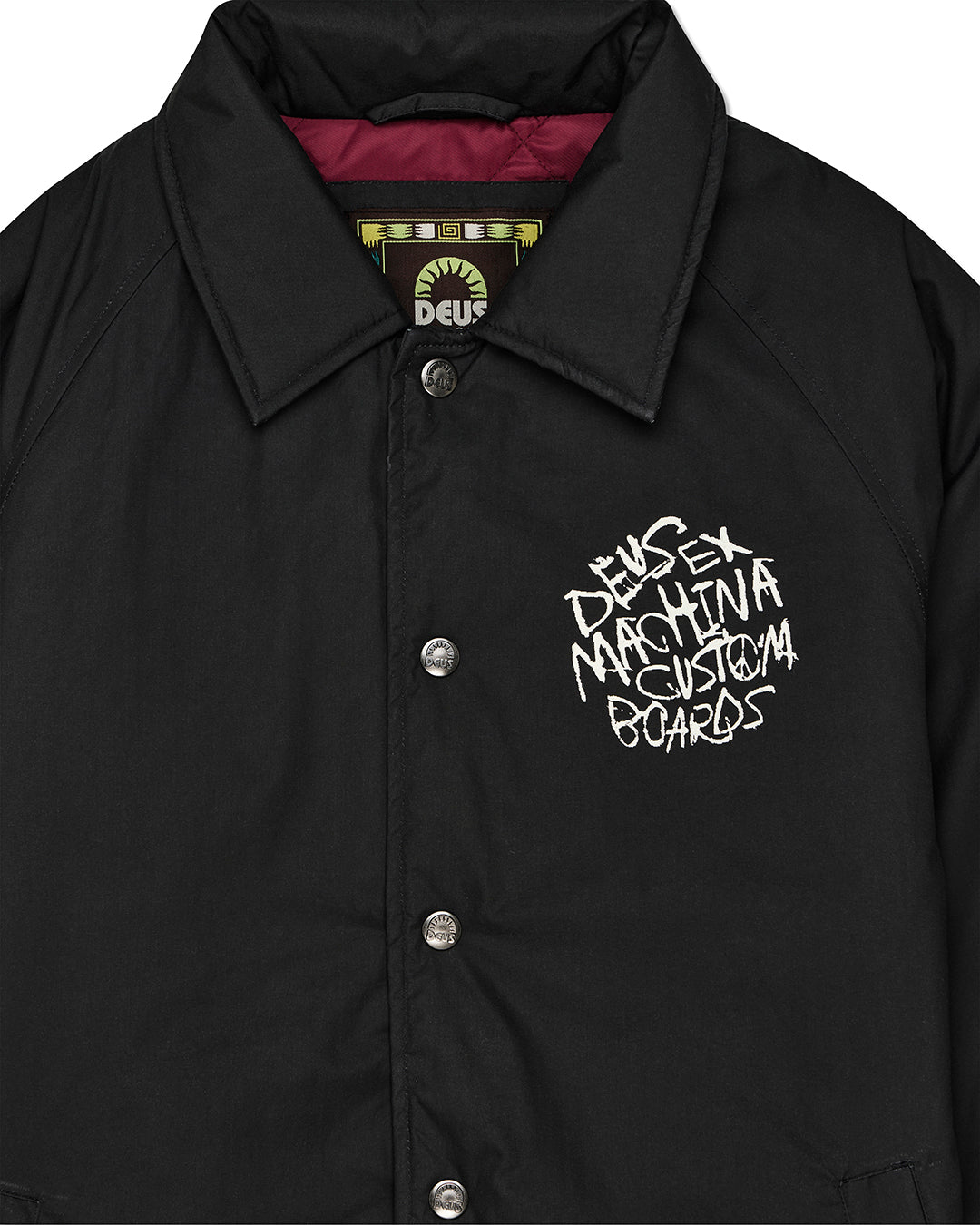 DEUS - Scrawler Coach Jacket - Anthracite - Headz Up 