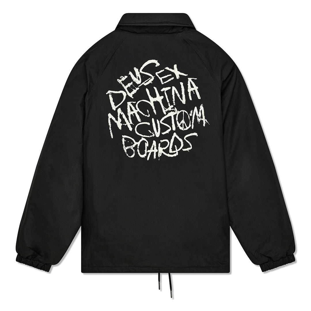 DEUS - Scrawler Coach Jacket - Anthracite - Headz Up 
