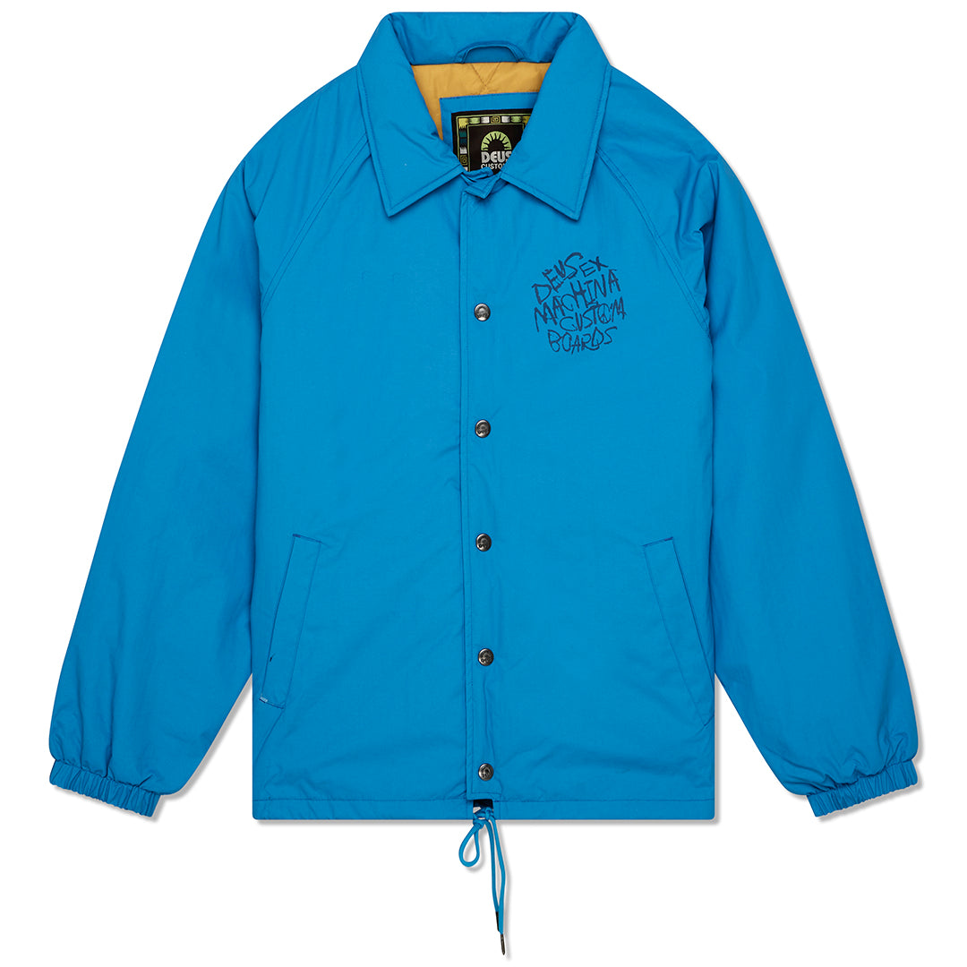 DEUS - Scrawler Coach Jacket - Wave Ride Blue - Headz Up 