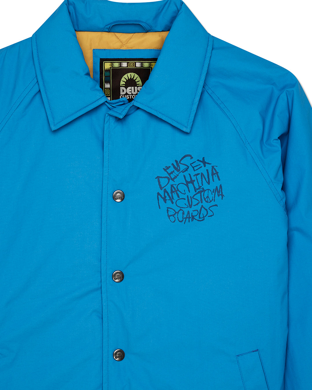 DEUS - Scrawler Coach Jacket - Wave Ride Blue - Headz Up 