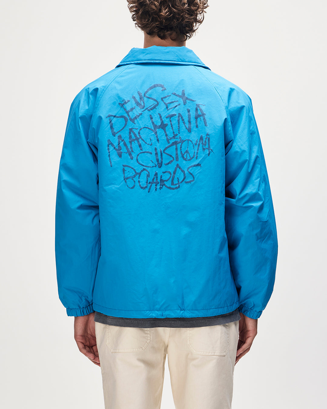 DEUS - Scrawler Coach Jacket - Wave Ride Blue - Headz Up 