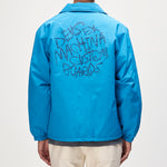 DEUS - Scrawler Coach Jacket - Wave Ride Blue - Headz Up 