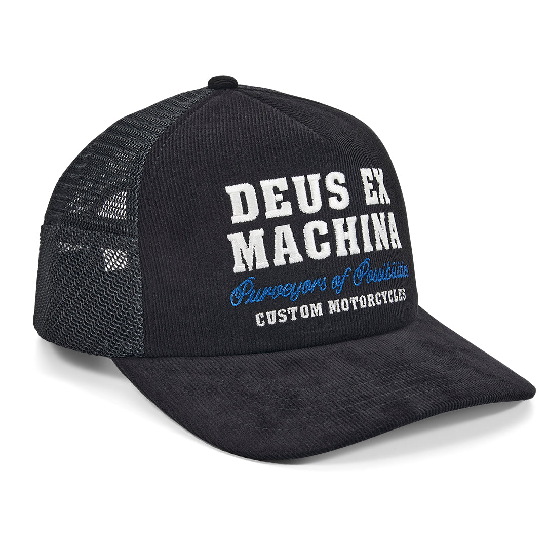 DEUS - Gumshoe Cord Trucker - Black - Headz Up 